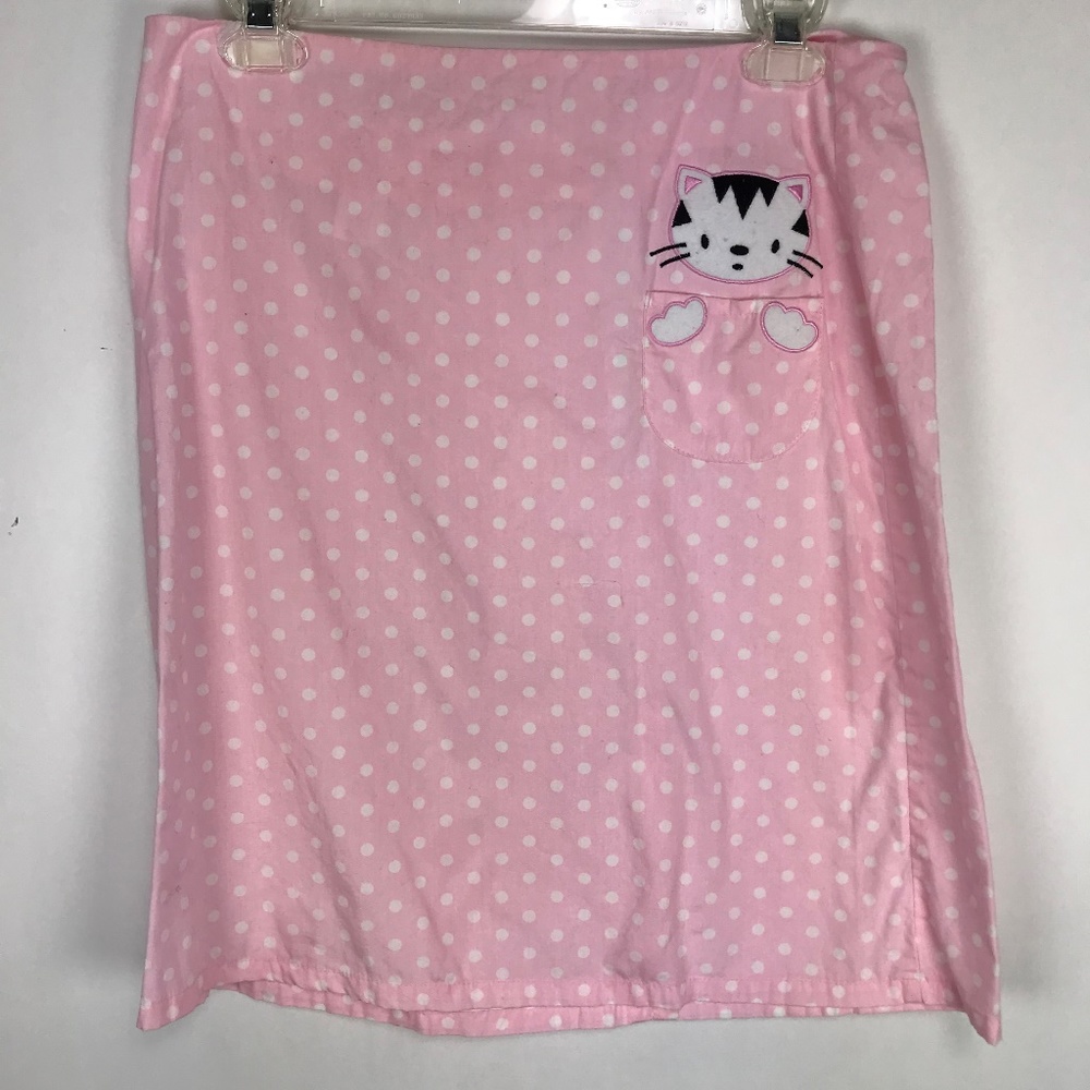 EC STAR Polka Dot Kitty Skirt Rockabilly Med CAT